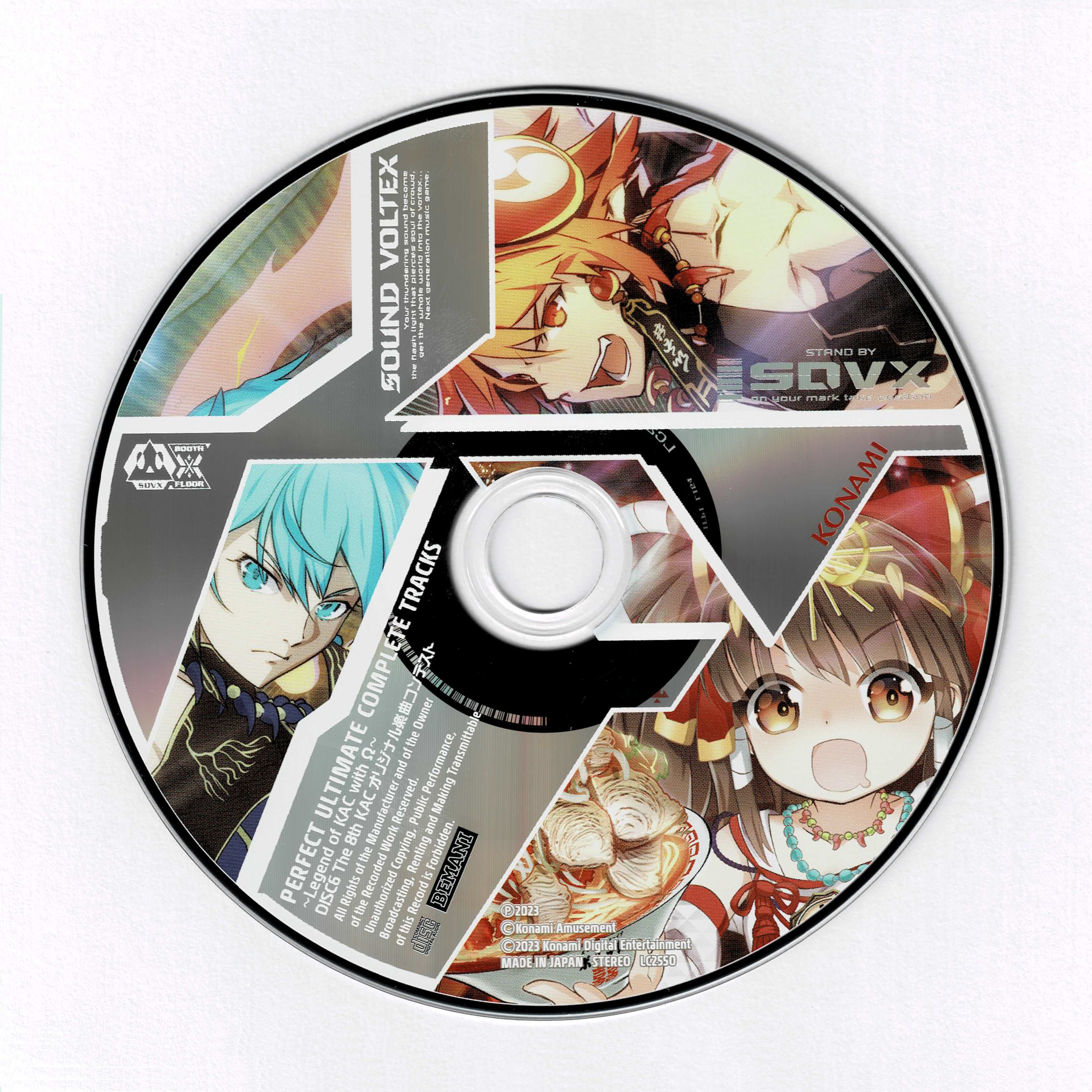 SOUND VOLTEX PERFECT ULTIMATE COMPLETE TRACKS ~Legend of KAC